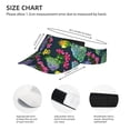 thumbnail image 4 of Daiia Watercolor Cactuses Pattern Sport Sun Visor Hats Visor Cap Adjustable Empty Top Baseball Cap Cotton Ball Caps for Women and Men, 4 of 8