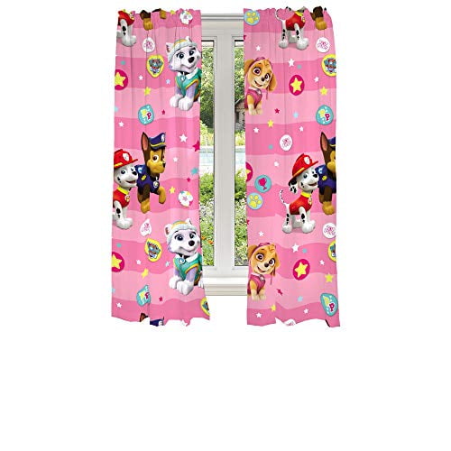 paw patrol bedroom set with curtains