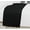 Black, variant on 1500 Series Hospitality Flat Sheet 1-Piece Flat Sheet, Soft Top Sheet, 1 Piece Twin/Twin XL, White