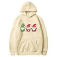 thumbnail image 3 of Hvot&aat Women's Christmas Hoodie Christmas Santa Oversized Sweatshirts Casual Fall Pullover Top, 3 of 3
