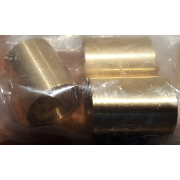 Bunting Bearings CB081212 Sleeve (Plain) Bearings, Cast Bronze C93200 (SAE 660), 1/2' Bore x 3/4' OD x 1-1/2' Length (Pack of 3)