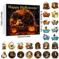 thumbnail image 4 of Hallo-ween 2D Acrylic Countdown Ornaments, Reusable Hanging Tree Decorations, Easy-Open Sealed Windows, Festive Holiday Home & Party Decor for Family, Mantel, Classroom, 4 of 5