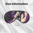 thumbnail image 5 of Salouo Astronaut Floating purple Space Pattern Sleep Mask,Sleep Eye Mask & Blindfold Eye Sleep Shade Cover with Elastic Strap Soft Eye Cover Eyeshade for Night Sleeping Travel & Nap, 5 of 7