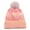 🔥 Pink, variant on Msgweeeg Beanie for Women Mens Winter Hats Women Gradient Wool Hat All-match Hip-hop Street Knitted Hat Round Top Warm Hat for Snow Activitiesand Skiing