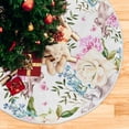 thumbnail image 5 of FMSHPON Lilac FlowersEaster Bunny Xmas Christmas Tree Skirt Stand Mat for Holiday Party Decoration Indoor Outdoor 36 inches, 5 of 6