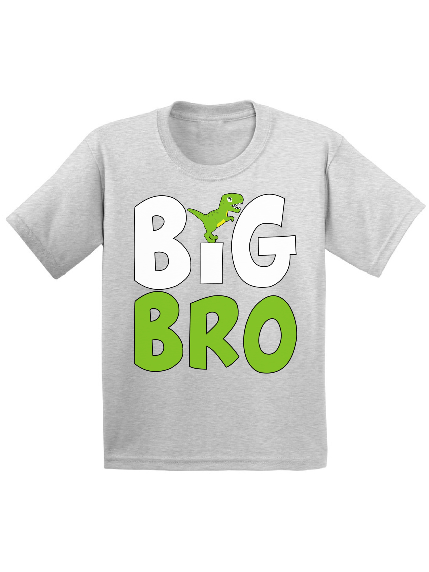 Awkward Styles Dinosaur Clothing Big Brother Shirt Pregnancy Reveal Youth Shirt for Boys Baby Announcement Collection Dinosaur Youth Shirt Dino Shirt for Boys Big Bro T-Shirt T Rex Shirts for Boys - image 1 of 4