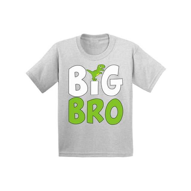 Awkward Styles Dinosaur Clothing Big Brother Shirt Pregnancy Reveal Youth Shirt for Boys Baby Announcement Collection Dinosaur Youth Shirt Dino Shirt for Boys Big Bro T-Shirt T Rex Shirts for Boys