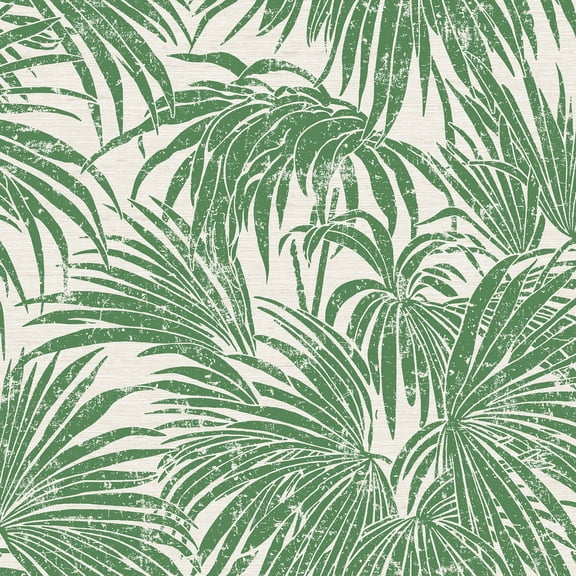 Egypt Sherrod Cassava Palm Green Peel & Stick Wallpaper