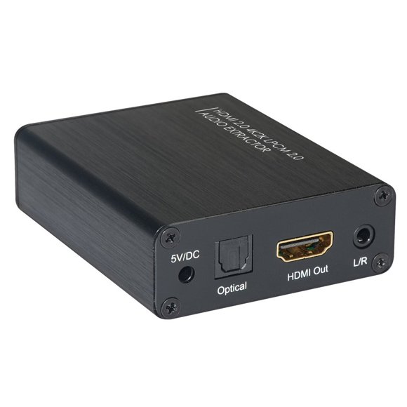 TECHly - Techly Audio Extractor 2CH LPCM HDMI 4K UHD 3D IDATA HDMI-EA4K