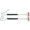 Ludwig Marching Bass Drum Mallets w/ Thong, Medium Ball Striped, Pair