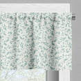 thumbnail image 3 of Ambesonne Ivory and Blue Window Valance, Victorian Flower, 54" X 18", Turquoise and Ivory, 3 of 5