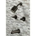 thumbnail image 2 of Kingston Brass KBX8145NDL NuvoFusion Two-Handle Tub and Shower Faucet, Oil Rubbed Bronze, 2 of 5