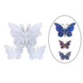 thumbnail image 4 of Sombrero mariposa en forma de corazón decoración de pared molde de silicona molde de fundición de resina adorno colgante herramienta artesanal Baoblaze  Molde de silicona, 4 of 8