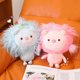 thumbnail image 4 of Muñeco de peluche de león de dibujos animados, colorido, pelo esponjoso, encantador animal salvaje, peluche, almohada de animal de peluche suave, muñeco de compañía para niños, decoración del hogar,, 4 of 7