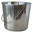 thumbnail image 3 of AmeriHome Small Stainless Steel Bucket Set 3 Pc SSB132SET, 3 of 5