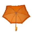 thumbnail image 3 of Orange Umbrella with Ruffle 14.5" (Each), 3 of 3