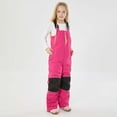 thumbnail image 4 of TBWNWG Girls Insulated Bib Overalls Warm Windproof Pants for Winter Skiing Snowboarding And Outdoor Adventures,Sizes 2-3 Years, 4 of 8