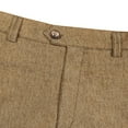 thumbnail image 4 of Wyobmus Mens Dress Pants Summer Quick Dry Stretch Casual Tapered Slacks Thin Work Business Trousers With Pockets D-Khaki, 4 of 5