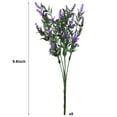 thumbnail image 5 of Coolmade 10" Artificial Lavender Fake Shrubs Flowers 8 Bundles UV Resistant Hanging Flower (Purple), 5 of 7