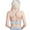 Blue, variant on Womens Push Up Bra Crossback Wireless Seamless Bra for Women Supportive Everyday Comfort