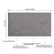 thumbnail image 5 of Lona de malla para volquetes Leaveshade, 2,4 m x 4,3 m, muy resistente, 5 of 7