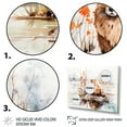 thumbnail image 3 of Designart "Serenity of Beaver by Watercolor Stream I" Animals Framed Wall Art - Modern Brown Beaver Bedroom Framed Canvas Wall Art, 3 of 6