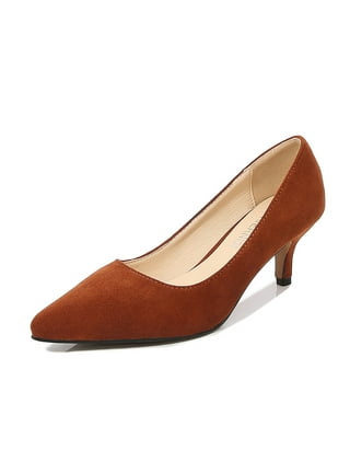 Tan low heel clearance shoes