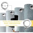 thumbnail image 4 of Fsddascl Christmas Snowman Blackout Curtains for Bedroom/Living Room, Thermal Insulated Kitchen Curtains, Winter Xmas Snows Scenery Grommet Darkening Window Treatment Drapes 42"x84"x2, 4 of 6