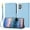 Light Blue, variant on Phone Case for Motorola Moto G Power 2023 PU Lether Flip Folio Wallet Card Slots Holder Litch Pattern