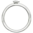 thumbnail image 3 of Sterling Silver Rhodium Key Ring, 3 of 6