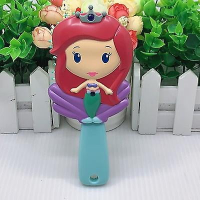 Kawaii Anime Massage Comb Handle Mirror Sanrios Cinnamoroll Kuromi