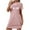 Pink, variant on Pajamas for Women Skirt Cotton Soft Women's Printed Nightgowns Short Sleeve Sleepshirts Sleepwear Casual Print Pajama Dress Soft Comfy Sleep Dress Classic Nightdress Gowns XL