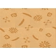 thumbnail image 1 of Ahgly Company Machine Washable Indoor Rectangle Transitional Orange Area Rugs, 2' x 5', 1 of 1