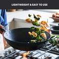 thumbnail image 5 of GreenPan Kyoto 14" Carbon Steel Wok, Pre-Seasoned Nonstick, Black, 5 of 9