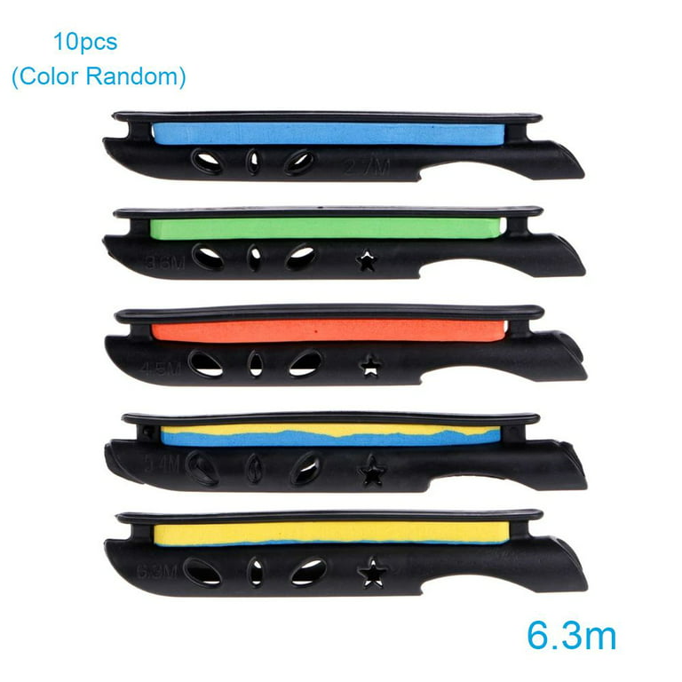 new Fishing Rod Clips Fish hook storage Color Random Fishing Coiling Card  Hand Pole Plate Line Container Winding Wrapped Wire Board 6.3M 