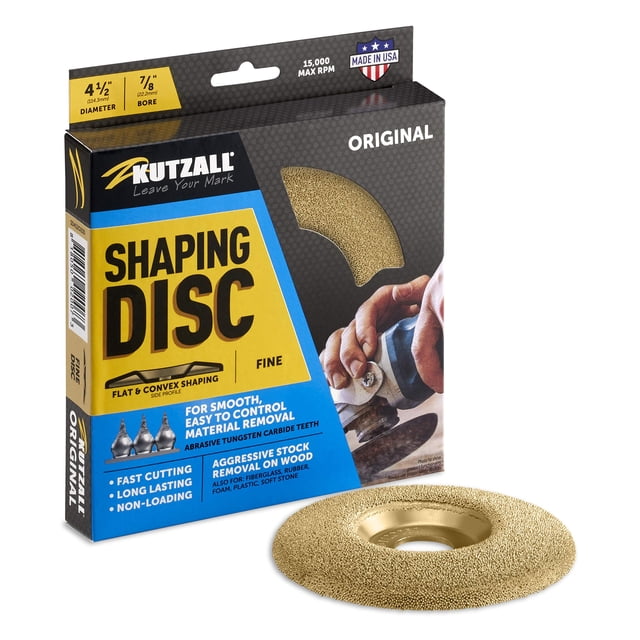 Disco moldeador Kutzall Original, fino, 114,3 mm de diámetro, para amoladora