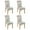 Pioneer Flower-1, variant on 4 Pcs Dining Chair Slipcover Spandex Super Fit Stretch Removable Washable Kitchen Chair Slipcovers for Home Party Hotel Wedding Ceremony, Universal Size (Pioneer Flower)