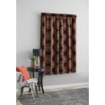 thumbnail image 6 of Mainstays Blackout Curtain Panel Pair, Set of 2, Medallion Brick Red, 30"W x 63"L, 6 of 7