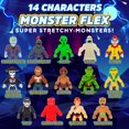 thumbnail image 2 of Monster Flex Juguetes elásticos para niños y niñas - 14 monstruos elásticos espeluznantes únicos - Juguetes elásticos para niños Regalo de cumpleaños Favores de fiesta Sensorial Fidget Stress Toys par, 2 of 5