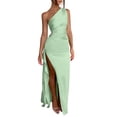 thumbnail image 2 of YuXingFu Summer Dresses with Sleeves Casual Maxi Scoop Neck Plus Size Womens Dress Sleeveless Solid Color Long Casual Summer Mint Green S, 2 of 7