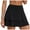 Black, variant on Hienoo Women's Tennis Skirt High Waist Workout Skorts Running Athletic Shorts, Sizes S-XXL
