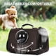 thumbnail image 1 of Bolsa De Transporte Para Mascotas Pet Bag Carrier Perro Gato Transpirable PU Transparente Marrón Oscuro Marrón Ndcxsfigh Libre de BPA, 1 of 3