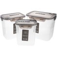 thumbnail image 2 of 3pcs Kitchen Food Container Cereals Grains Storage Box Reusable Fruit Saver Box Snack Holder, 2 of 8