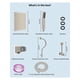 thumbnail image 2 of All Metal Shower Head, 10'' High Pressure Rainfall Shower Head, Showerhead Combo/Handheld Shower Wand, 12'' Adjustable Curved Shower Extension Arm, 71, 2 of 4