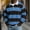 Blue, variant on Mens Fall Sweatshirts Quarter Button Patchwork Turndown Collar Long Sleeve Fashion Casual Sweatshirt Mint Green XXXL