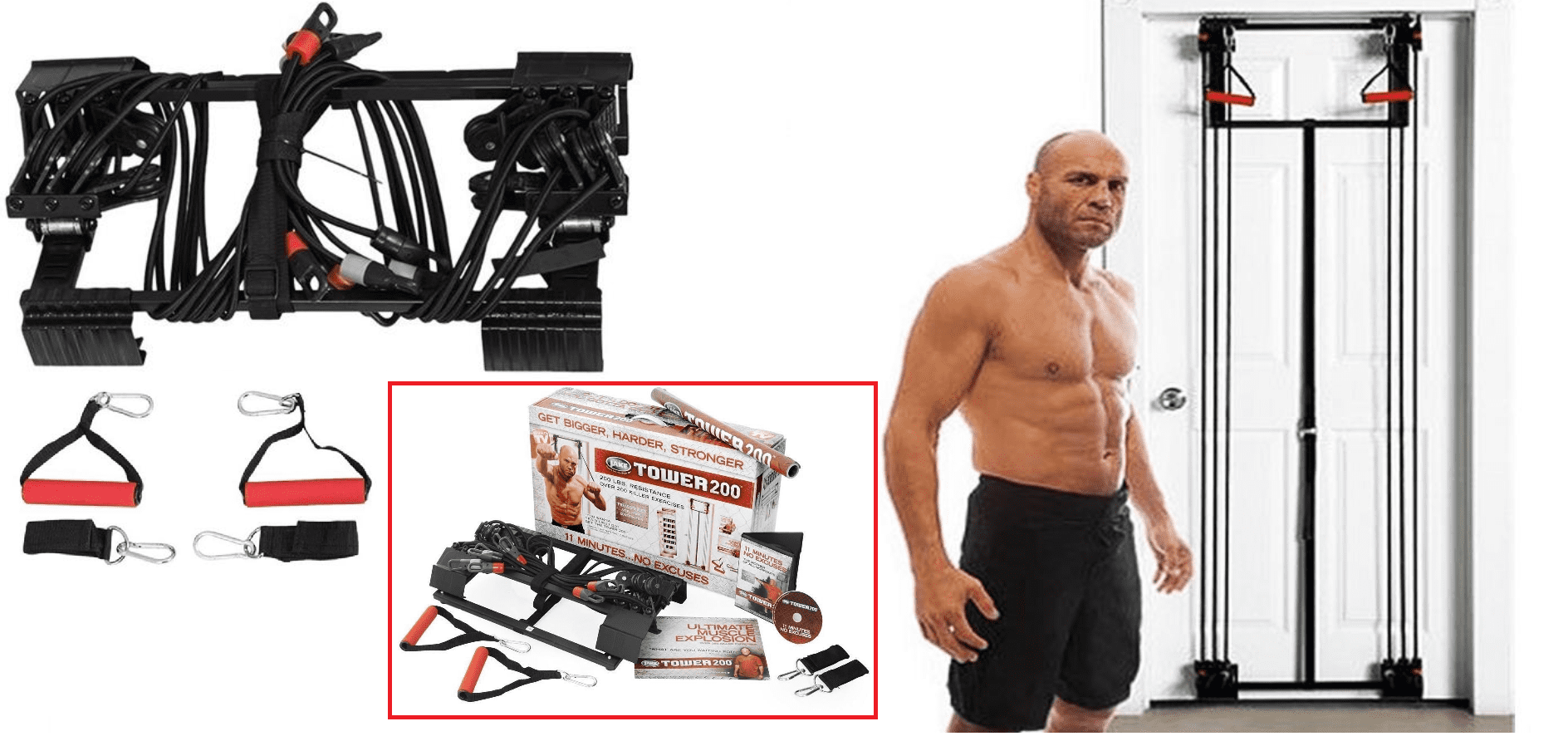 Body By Jake Body by Jake Tower 200 Door Gym Total Home Gym Multi Function Exercise