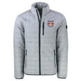 thumbnail image 2 of Men's-Cutter & Buck  Gray New York Red Bulls Rainier PrimaLoft Eco Insulated Full-Zip Puffer Jacket, 2 of 3