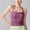 Purple, variant on Naittoop Womens Sexy Ruched Halter Clubwear Tank Tops with Built in Bra, Sleeveless Y2k Casual 2026 Summer Crop Tee Shirts