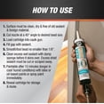 thumbnail image 3 of Sellador Látex Avanzado Caulk DAP Alex Ultra Blanco 300 ml, 3 of 9