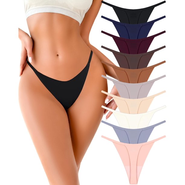 Pack de 10 tangas en forma de G para mujer, ropa interior sin costuras